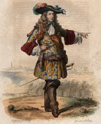 ル・ド・ブルボンの肖像、コンデ王子（1621-1686）、フランスの将軍、ル・グランド・コンデとして知られる。